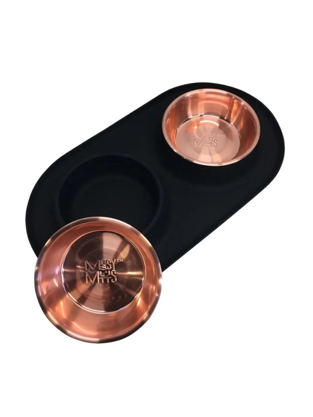 Messy Mutts Silicone Double Bowl Set